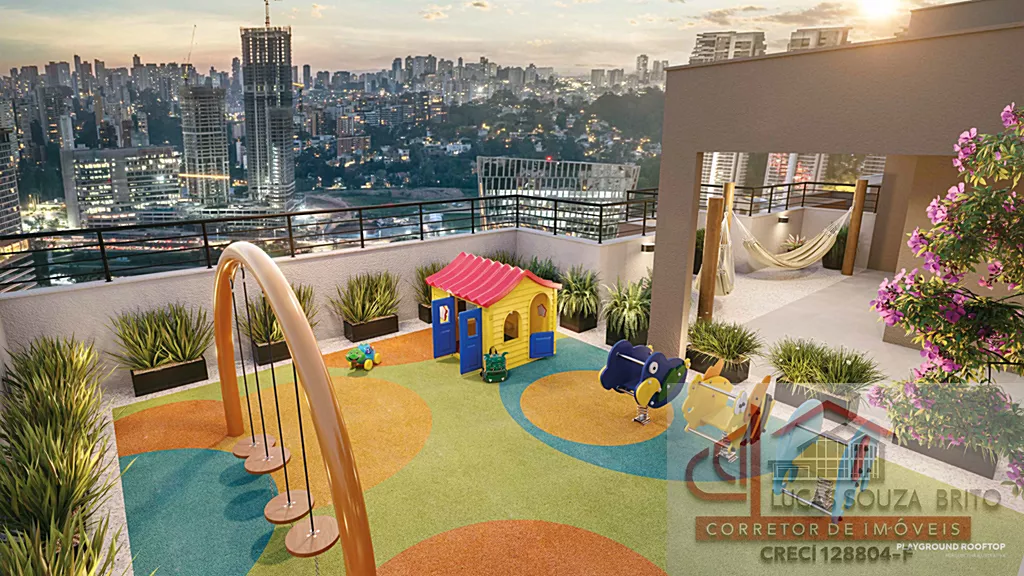 Playground infantil no Rooftop do Alto Chácara Santo Antônio